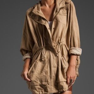 Free people anorak utility poncho jacket